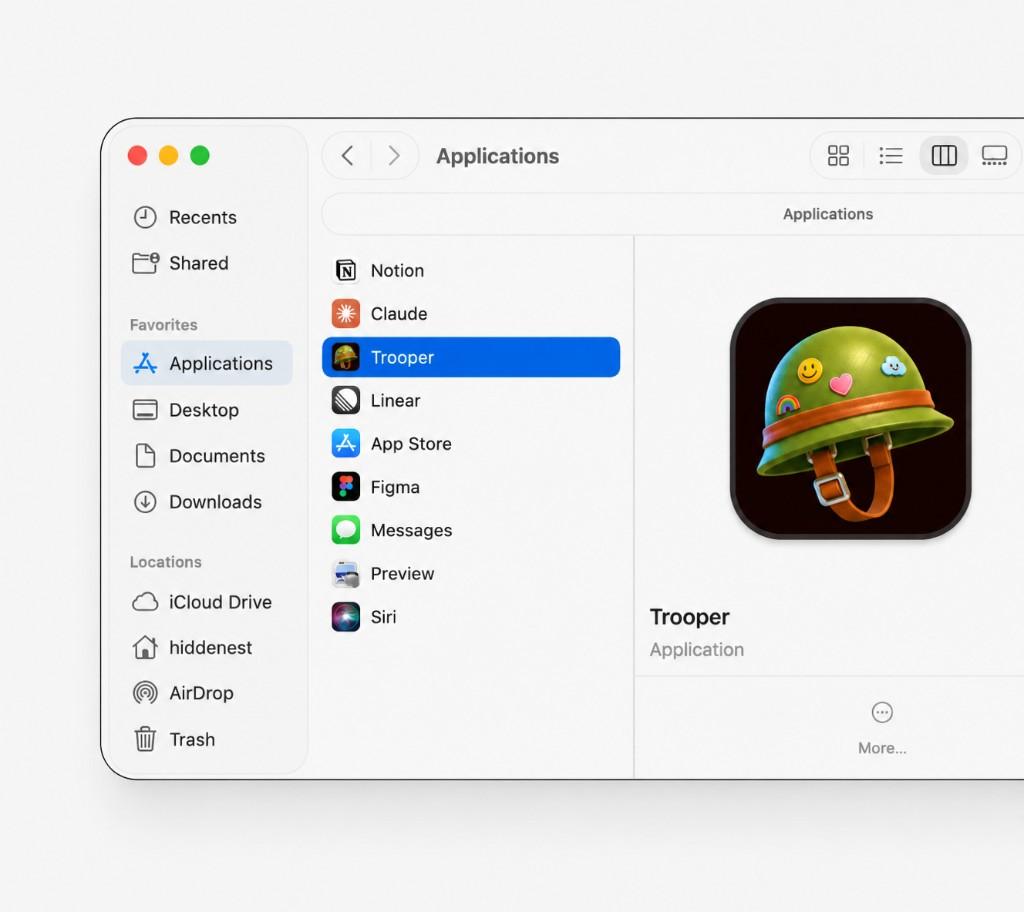 Open the Gator app from your Applications folder